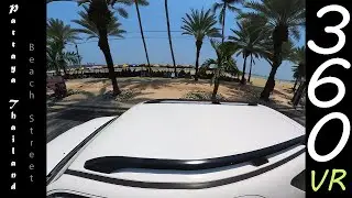 🌊🏖️Cruising Beach Street in Thailand -4k 360 VR-