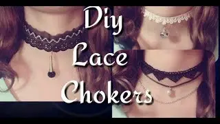 DIY Chokers | 3 Lace styles! | Easy and charming | Trend set wid Neha