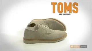 TOMS Suede Brogue Shoes - Lace-Ups (For Men)