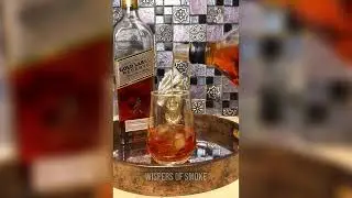 Satisfying Black Label Whiskey Cocktail &ndash; Chocolate, Ice Honey & Smoky Finish | Whisky ASMR
