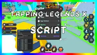 [Roblox] Tapping Legends X Script Hack GUI | Auto Tap, Auto Upgrade & Auto Rebirth & More