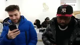 Adin Ross tried to call Drake while streaming from the OVO store but Drake declined his calls