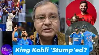 Virat in an extremely hostile zone! @simplyPALLAB
