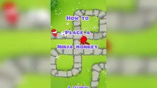 How to place a ninja monkey 🐵🎈😎