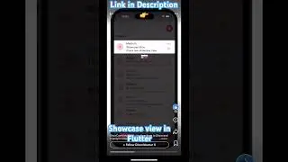 Flutter package for showcase view in your app. Link in description #fluttertip #flutterdev