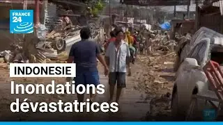 Inondations d&eacute;vastatrices en Indon&eacute;sie : plus de 900 morts &agrave; Sumatra &bull; FRANCE 24