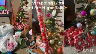 Упаковка рождественских подарков🎁 | Уютный вечер, реальная жизнь и благодарность! | VLOGMAS, день 23