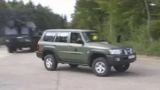 German Bundeswehr drive Japanese Car Nissan Part 2 Army Patrol Jeep