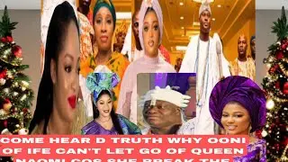COME HEAR D TRUTH WHY OONI OF IFE CAN'T LET GO OF QUEEN NAOMI COS SHE BREAK THE YOKE IN THE PALACE. 