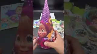 Masha and the bear theme party items