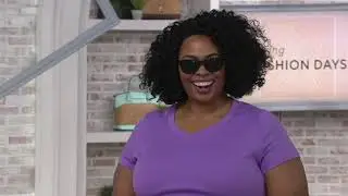 Isaac Mizrahi Live! Essentials V-neck Short Sleeve Top on QVC