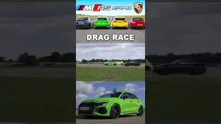 BMW M2 VS Audi RS3 VS Mercedes Benz AMG A45 S VS Porsche Boxster GTS #shorts #youtubeshorts