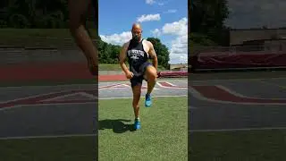 Full Track Workout: Med Ball Throws and Sprint work.