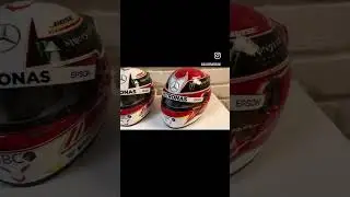 Lewis Hamilton 1/2 Bell helmets