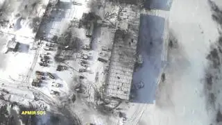 Донецкий аэропорт 15 января Воздушная разведка АРМИЯ SOS