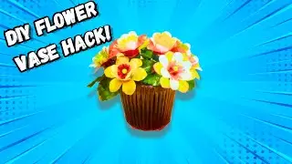 How to Make a Flower Vase from an Ice Cream Container &ndash; Step by Step!|flower vase making with paper