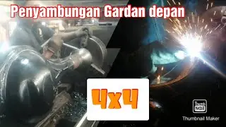 Tutorial Penyambungan Gardan depan 4x4 untuk truck