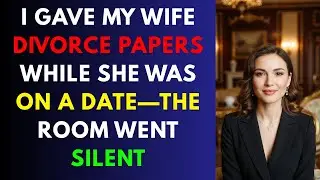 I Gave My Wife Divorce Papers While She Was on a Date&mdash;The Room Went Silent