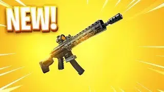 *Fortnite* New Tactical Assault Rifle gameplay!!! *Team Rumble*