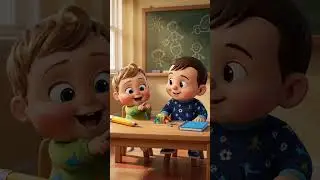 ¡A aprender los útiles escolares con Juan y Miguel! ✏️✂️📘#shorts  #caficuentos