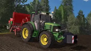FS 17 // Siew pszenicy jarej nowym nabytkiem John Deere 6430 // Wschodnia dolina