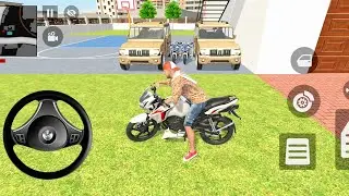 🎮 Franklin order by Jeep Car  1️⃣ BMW S1000 RR - The Indian Driver Theft Auto Simulator Part 59