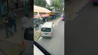 Fight between bus driver andven driver  in Singapore #fight #singapore #shorts