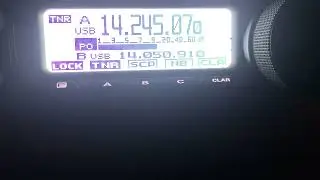 F4WBU nice QSO with IK7XJA radioamateur From Italy on 20 meter SSB