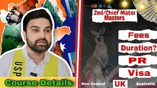 Which is Better for Chief Mate & Master Courses?‼️ UK, Australia🇦🇺, or New Zealand?