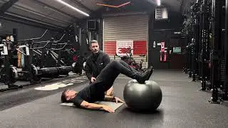 Swiss Ball Leg Curl 