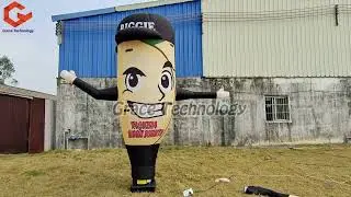 Custom Cup Replicas Inflatable Air Dancer with Hand Wave Inflatable Air Tube Man Sky Dancer for Sale