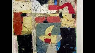 Wild ride of images from the Studio of Sammy Peters, Abstract Expressionist painter, working in Oil.
