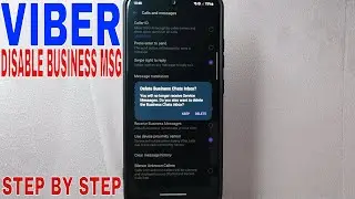 ✅  How To Disable Receiving Business Messages On Viber 🔴