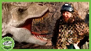 ☠️ Giant-Sized T-Rex Attacks Park Ranger LB ☠️ | 🦖🦕 T-Rex Ranch Dinosaur Videos