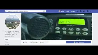 Демонстрация работы сети любительского радио на ретрансляторе 224 160 K4ITL