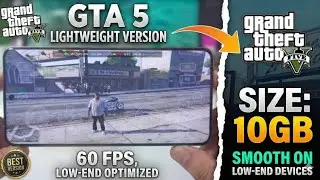 GTA V Lightweight version Game size 10 GB || Android phone Gaminghub emulator ||  #gta5 #gaming 