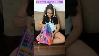 Colour Set | Colour Kit | Art Set | Oil Pastel | Sketch Pen | Color Box | Crayons #shorts #unboxing