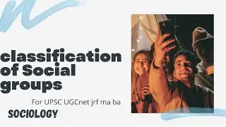 CLASSIFICATION OF SOCIAL GROUP