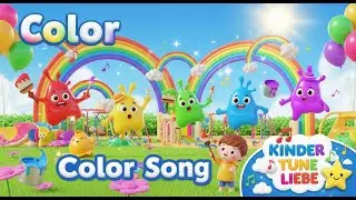 Colors Song for Kids | Learn Red, Blue, Yellow & More | Preschool Learning Rhym