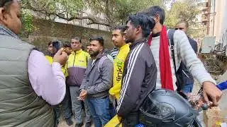 धनबाद के बैंक मोड़ blinkit Delivery Partner ने किया हड़ताल।#blinkit #dhanbad 