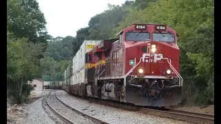 CP 8104 leads NS 24E through Heflin, AL 9/23/20