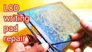 How to make LCD writing tablet repair at home || LCD repair || 4 volt battery ||