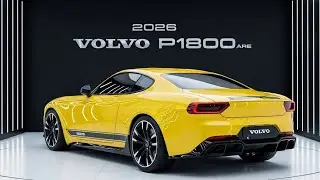 Finally Launched2026 Volvo P1800 Review | Classic Design Meets Modern Performance 🔥