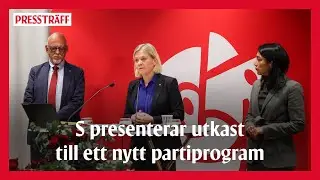 LIVE: S tionde partiprogram stakar ut en ny riktning för Sverige – och går tillbaka till rötterna