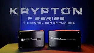 The Rockville KRYPTON F Series of 4-Channel Car Audio Amplifiers (KRYPTON F1 , KRYPTON F2) - DEMO