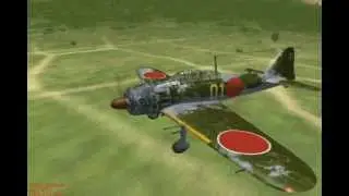 Japan A6M7 vs China Chemical Planes