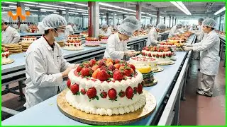 How Millions of Cakes Are Made in a Factory | Factory Secrets Revealed