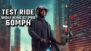 Test ride on my new super scooter (wolf king gt pro)