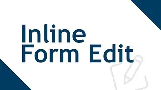 JavaScript Example - Inline Form Edit