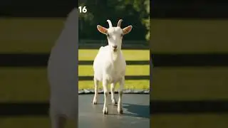 beautiful goat jumping #animals #goat lover #animalchaos #funnyanimals #goatlife #ai